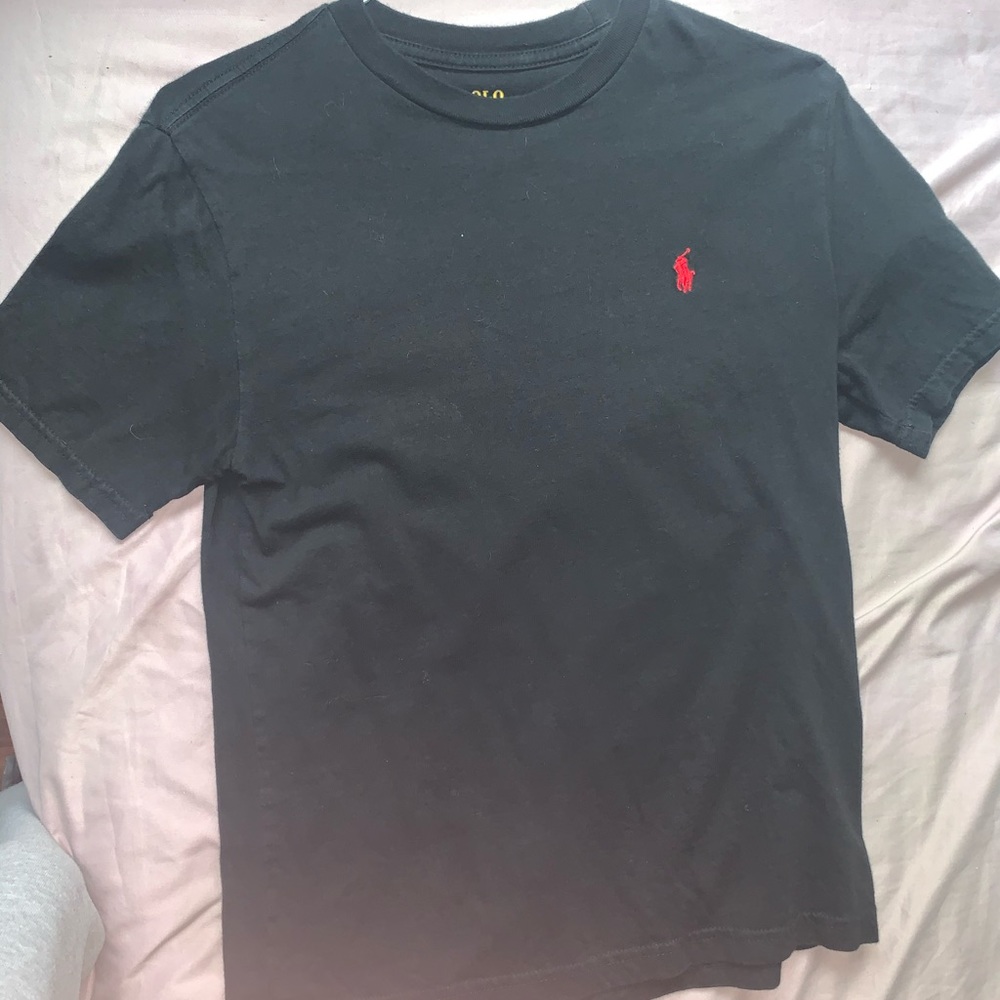 black POLO RALPH LAUREN T-SHIRT